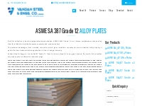 ASME SA 387 Grade 12 (Alloy Plates) - Wear Plates, Pressure Vessel Pla