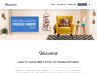 Custom Fabric Printing Service Company - Weaveron