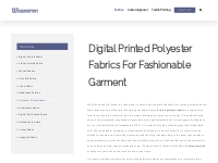Best Quality Polyester Printed Fabrics - Weaveron