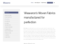 Best Woven Fabrics - Weaveron
