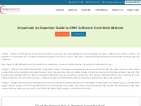 Essential CRM Software Guide by Web Alliance Team