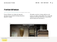 Fenton Whelan Property web design - Reactive Graphics