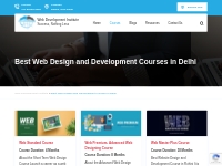 Best web design and development courses in Delhi