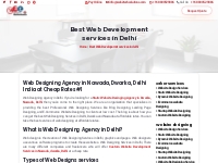 Best Web Development Services in Delhi | Web2Tech Solutions