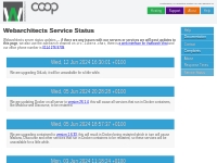 Webarchitects Co-operative | Service Status