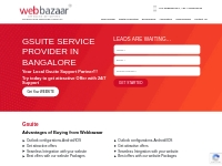 G-suite   Best Web Design Company Bangalore | Webbazaar