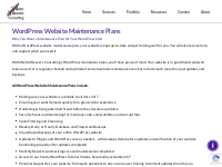 WordPress Website Maintenance Plans | Webb Weavers Consulting