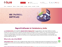 Payroll software in India | HR payroll software Coimbatore
