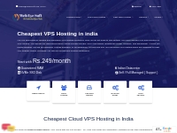 #1 Cheapest VPS Hosting in india | @INR 249/- month