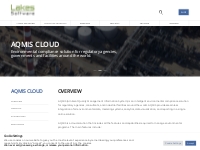 AQMIS Cloud | Lakes Environmental Software