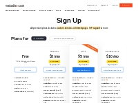 Get Started | Build a Free Website | Website.com