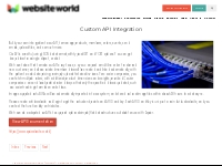 eCommerce Website Builder API Integration (By Website World)