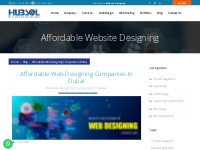 Affordable web designing companies in Dubai