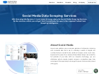 Social Media Data Scraping Service & Tools