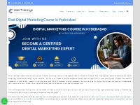 Best Digital Marketing Course in Hyderabad with Internship + Placement