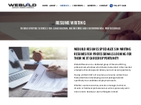 Resume Writing Services | Webuild Services LLC