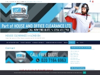 House clearance service London. We Clear Everything 020 7164 6963