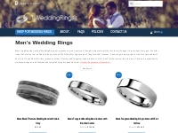 Mens Wedding Rings   Bands That Appeal to All Men