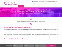 Destination Wedding in Udaipur | Wedding Venues in Udaipur | Wedding I