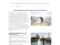 Affordable Wedding Photography San Diego Photo Video Coverage Package 