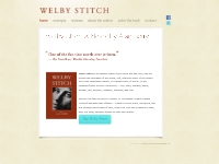 Welby Stitch, a novel by Alan Berry