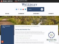 Sustainable Mobility Plan  | Wellesley, MA