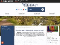 Diversity, Equity, and Inclusion (DEI) in Wellesley  | Wellesley, MA