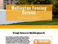 Vinyl Fence | Residential Fencing | Wellington, FL