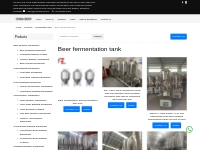 Beer fermentation tank, China Beer fermentation tank manufacturers & f