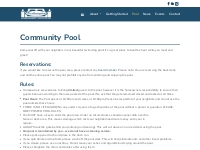 Pool | Westhampton Homeowners' Association