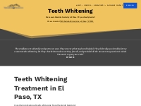 Teeth Whitening in El Paso, TX | Westside Dentistry