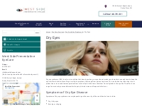 Dry Eye Treatment | Dry Eye Syndrome | Dry Eyes | Optometrist