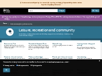 Leisure, recreation and community - West Sussex County Council