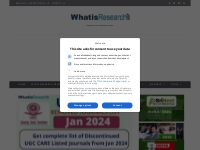 WhatisResearch - Making your Research easy