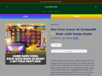Jackpot86 ? Situs Slot Online Gacor x500 Pasti Maxwin