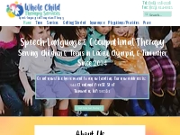 Speech   Occupational Therapy | Whole Child Therapy Services | Tumwate