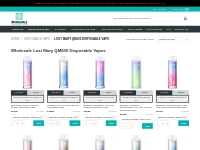 Buy Wholesale Lost Mary QM600 Disposable Vape Bars - Cheapest in UK