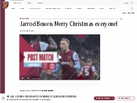 Jarrod Bowen: Merry Christmas everyone! | West Ham United F.C.