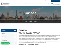 Immigrate to Canada With Canada PR Visa - Wider World
