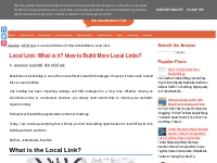 Local Link: What is it? How to Build More Local Links?|WikiAskMe : Ask