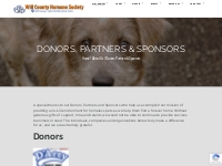 Donors, Partners   Sponsors   Will County Humane Society