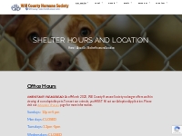 Shelter Hours and Location   Will County Humane Society
