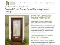 Painted Front Door that Add Stunning Design Statements