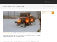 Snow Removal in Williamsburg VA - Paving Contractor Williamsburg VA - 