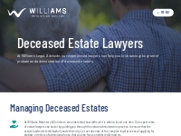 Deceased Estate Lawyers | Probate Lawyers Adelaide | Williams Legal