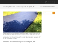 Driveway Repairs   Sealcoating in Wilmington, DE - Paving Contractor W