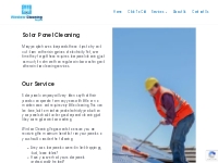 Solar Panel Cleaning - Window Cleaning Vegas