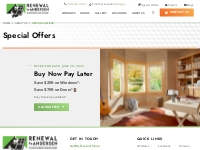 Special Offers - Renewal by Andersen