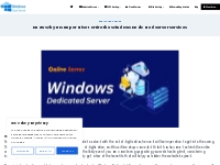 Know Why It Is Imperative to Hire Windows Dedicated Server