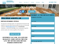 Field Drain, Surface Drainage, Drainage System, Winnipeg, MB